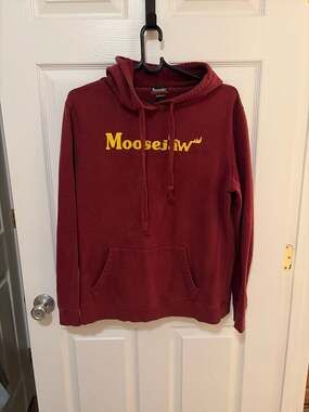 Moosejaw Mountaineering Maroon Pullover Hoodie Sweatshirt XL